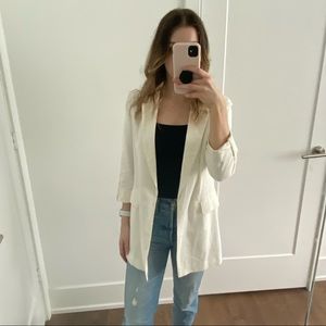 Dynamite linen blend blazer